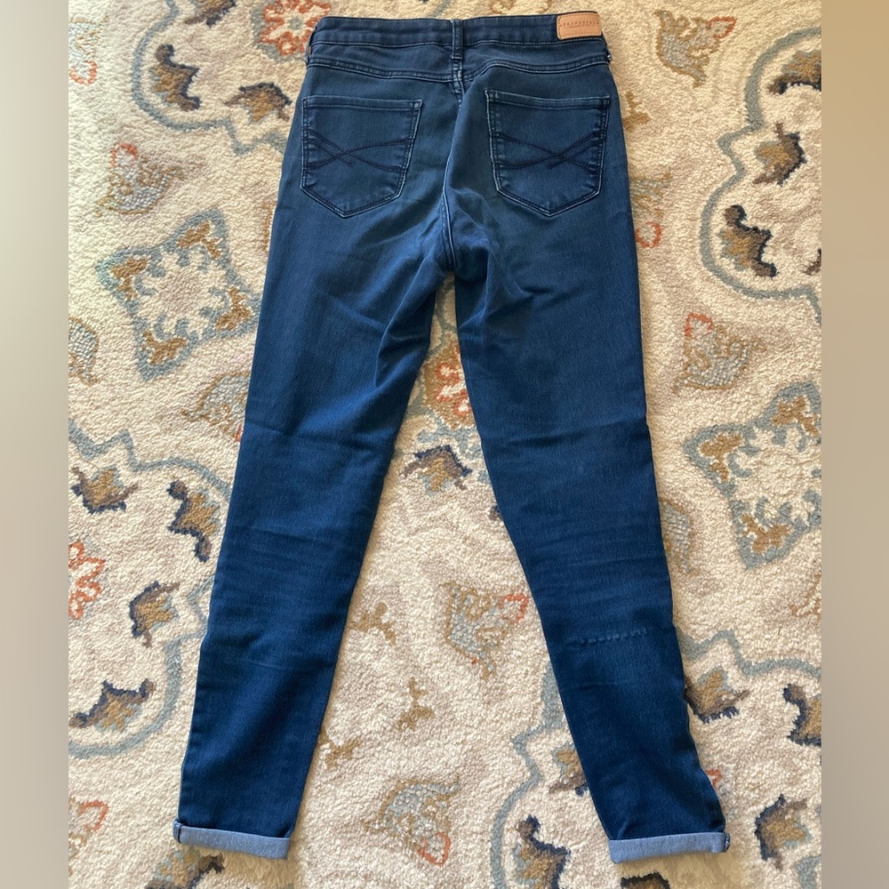 Aeropostale navy blue denim high waisted jegging - Size 2 reg - Picture 3 of 4